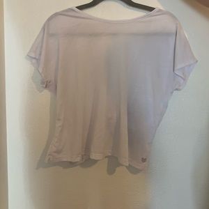 forever21 . White open back t-shirt